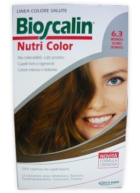 BIOSCALIN NUTRI COLOR 6,3 BIONDO SCURO DORATO SINCROB 124 ML - doctorpill.it