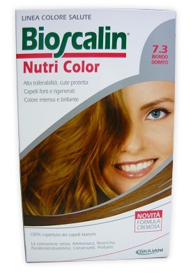 BIOSCALIN NUTRI COLOR 7,3 BIONDO DORATO SINCROB 124 ML - doctorpill.it