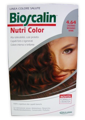 BIOSCALIN NUTRI COLOR 4,64 CASTANO MOGANO RAME 124 ML - doctorpill.it