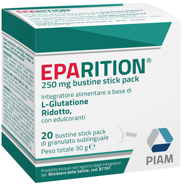 EPARITION 20 BUSTINE STICK PACK DA 250 MG DI GRANULATO SUBLINGUALE - doctorpill.it