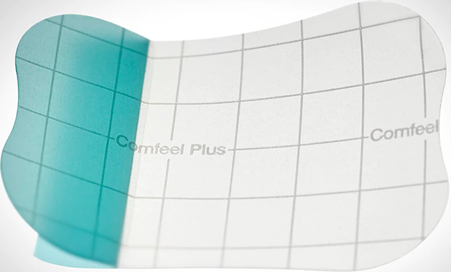 MEDICAZIONE SPECIALE ATTIVA TRASPARENTE CON IDROCOLLOIDE COMFEEL PLUS 5X7 CM 10 PEZZI - doctorpill.it