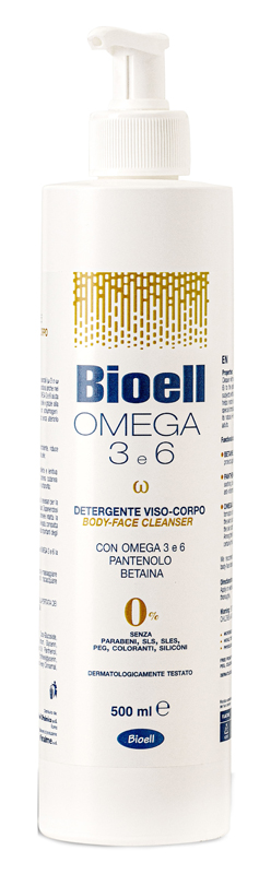 BIOELL OMEGA 3-6 DETERGENTE VISO / CORPO AGLI OMEGA 3 E 6 - doctorpill.it
