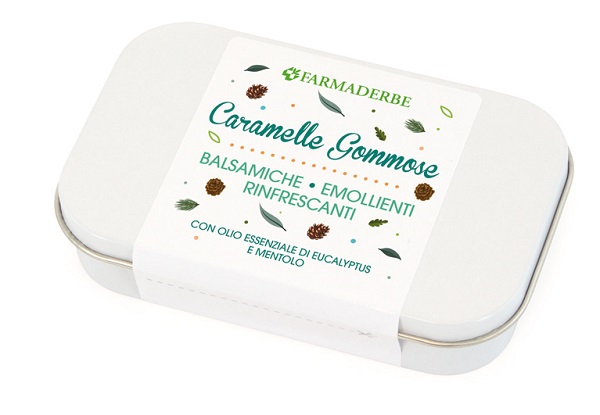 CARAMELLE GOMMOSE BALSAMICHE FARMADERBE 85 G - doctorpill.it