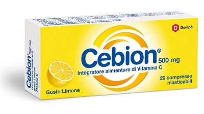CEBION MASTICABILE LIMONE VITAMINA C 500 MG 20 COMPRESSE - doctorpill.it