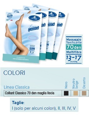 SAUBER COLLANT 70 DENARI MAGLIA LISCIA NERO 2 LINEA CLASSICA - doctorpill.it