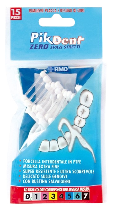 PIKDENT ZERO SPAZI STRETTI 15 FORCELLE INTERDENTALI - doctorpill.it