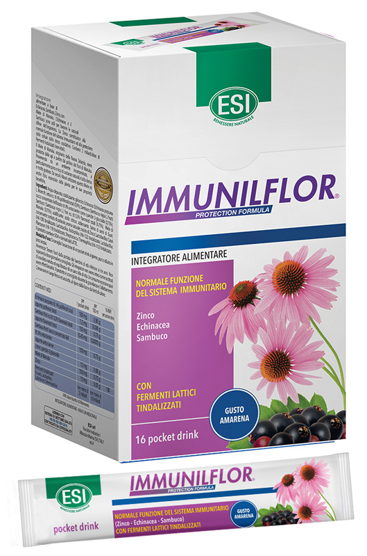 ESI IMMUNILFLOR POCKET DRINK 16 POCKET DRINK - doctorpill.it