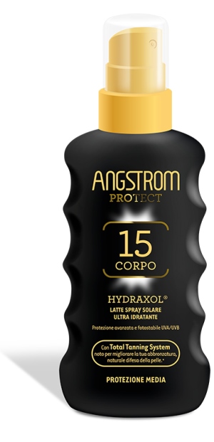 ANGSTROM PROTECT HYDRAXOL LATTE SPRAY SOLARE PROTEZIONE 15 175 ML - doctorpill.it