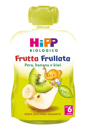 HIPP BIO FRUTTA FRULLATA PERA BANANA KIWI 90 G - doctorpill.it