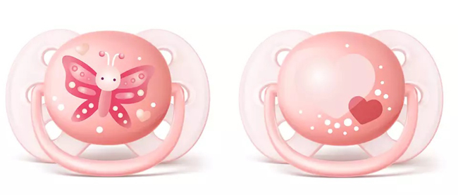 SUCCHIETTO ULTRA SOFT 0/6M DECORATO FEMMINA SCF 223/20 - doctorpill.it
