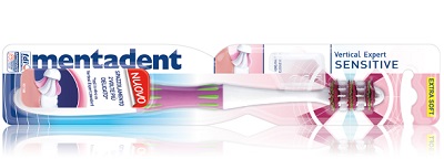 MENTADENT SPAZZOLINO VERTICAL EXPERT SENSI - doctorpill.it