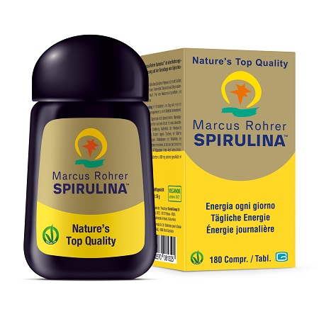 SPIRULINA MARCUS ROHRER RICARICA 180 COMPRESSE - doctorpill.it