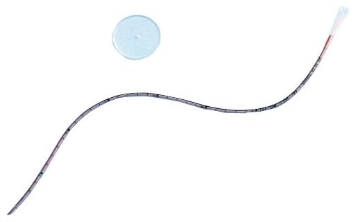 CATETERE URETEROCUTANEOSTOMIA IN SILICONE CON PUNTA SMUSSATA FLANGIA ROTONDA LINEA RADIOPACA LUNGHEZZA 45 CM CH10 - doctorpill.it