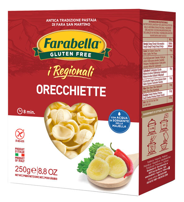 FARABELLA ORECCHIETTE I REGIONALI PASTA FRESCA STABILIZZATA 250 G - doctorpill.it