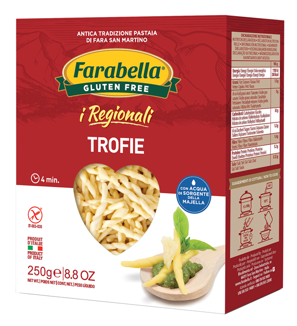 FARABELLA TROFIE I REGIONALI PASTA FRESCA STABILIZZATA 250 G - doctorpill.it