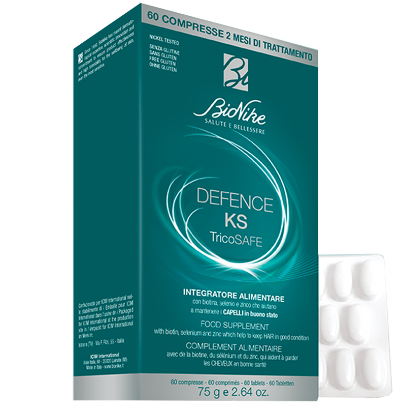 DEFENCE KS TRICOSAFE 60 COMPRESSE - doctorpill.it