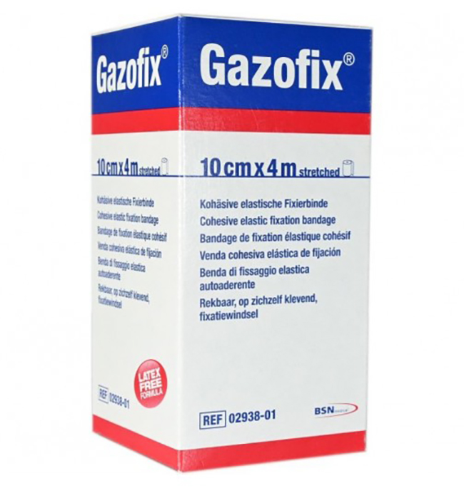 BENDA ELASTICA AUTOADESIVA GAZOFIX 10X400 CM - doctorpill.it