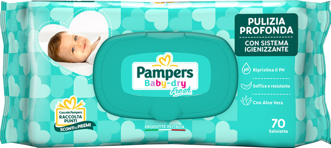 BABY DRY FRESH FORMULA ESCLUSIVA 70 PEZZI - doctorpill.it