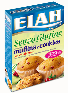ELAH PREPARATO PER MUFFIN E COOKIES CON CRANBERRIES 190 G - doctorpill.it