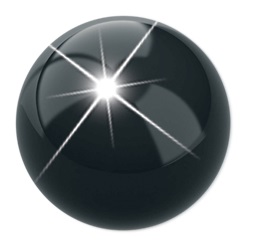 PRE ORECCHINO PALLINA NERA 4MM - doctorpill.it