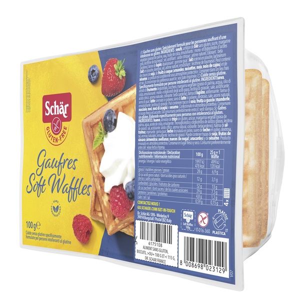 SCHAR GAUFRE SOFT WAFFLES 100 G - doctorpill.it