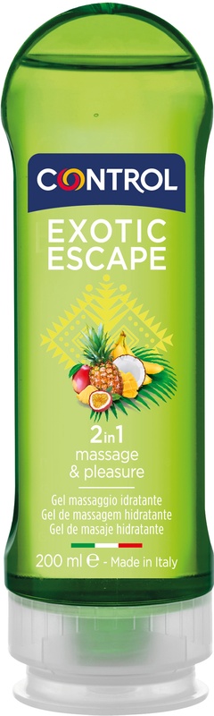 CONTROL GEL PER MASSAGGI EXOTIC ESCAPE 200 ML - doctorpill.it