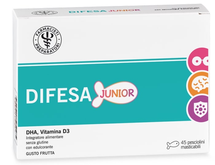 LFP DIFESA JUNIOR 45 PESCIOLINI MASTICABILI - doctorpill.it