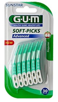 GUM SOFTPICKS ADVANCE SCOVOLINO SMALL GOMMA 30 PEZZI - doctorpill.it