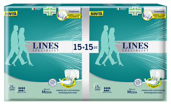 PANNOLONE A MUTANDA LINES SPECIALIST SUPER MM 30 PEZZI - doctorpill.it