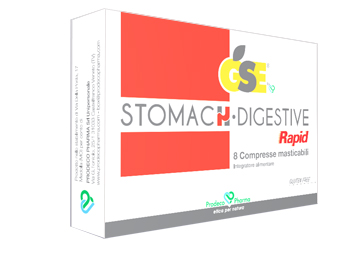 GSE STOMACH DIGESTIVE RAPID 8 COMPRESSE - doctorpill.it