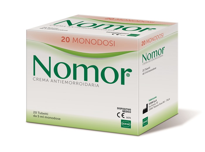 NOMOR CREMA ANTIEMORROIDARIA 20 TUBETTI MONODOSE DA 5 ML - doctorpill.it