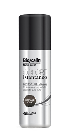 BIOSCALIN NUTRICOLOR SPRAY COLORE ISTANTANEO CASTANO SCURO 75 ML - doctorpill.it