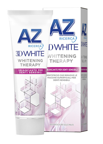 DENTIFRICIO AZ 3D WHITE THERAPY DENTI SENSIBILI 75 ML - doctorpill.it