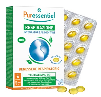 PURESSENTIEL CAPSULE 9 OLI ESSENZIALI RESPIRAZIONE 30 CAPSULE - doctorpill.it
