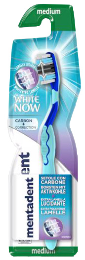 MENTADENT SPAZZOLINO WHITE NOW CARBON - doctorpill.it