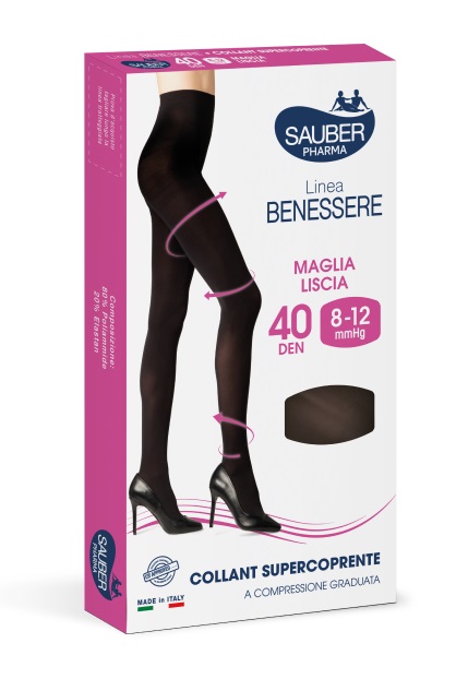 COLLANT SUPERCOPRENTE SAUBER 8-12MMHG NERO 5 - doctorpill.it
