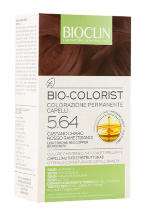 BIOCLIN BIO COLORIST 5,64 CASTANO CHIARO ROSSO RAME TIZIANO - doctorpill.it