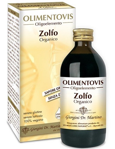 ZOLFO ORGANICO OLIMENTOVIS 200 ML - doctorpill.it