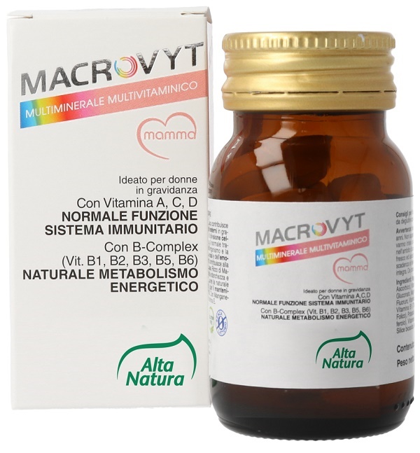 MACROVYT MULTIVITAMINE MULTIMINERALI DOLCE MAMMA 30 COMPRESSE - doctorpill.it