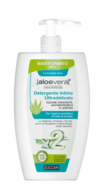 ALOEVERA2 DETERGENTE INTIMO ULTRADELICATO 400 ML - doctorpill.it