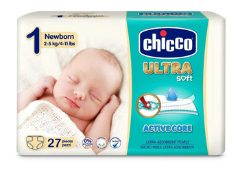 CHICCO PANNOLINO ULTRA CHICCHO NEWBORN 27 X 10 - doctorpill.it