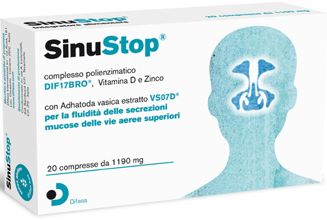 SINUSTOP 20 COMPRESSE DA 1190 MG - doctorpill.it