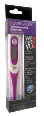 TERMOMETRO DIGITALE FLESSIBILE WECAREYU FEVER FLEX TERM 1 PEZZO - doctorpill.it