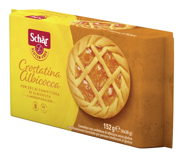 SCHAR CROSTATINA CON CONFETTURA DI ALBICOCCA 4 MONOPORZIONI DA 35 G - doctorpill.it