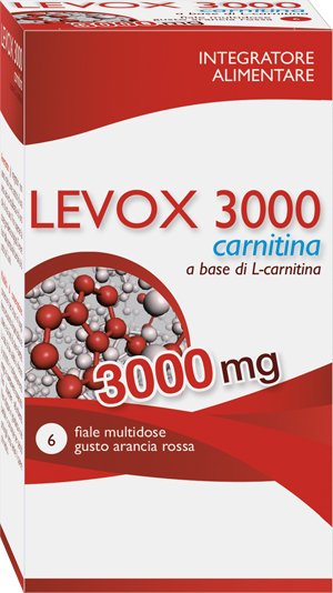 LEVOX 3000 CARNITINA 6 FLACONCINI DA 25 ML - doctorpill.it
