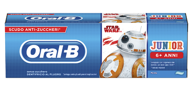 ORALB KIDS STAR WARS DENTIFRICIO 6+ 75 ML - doctorpill.it