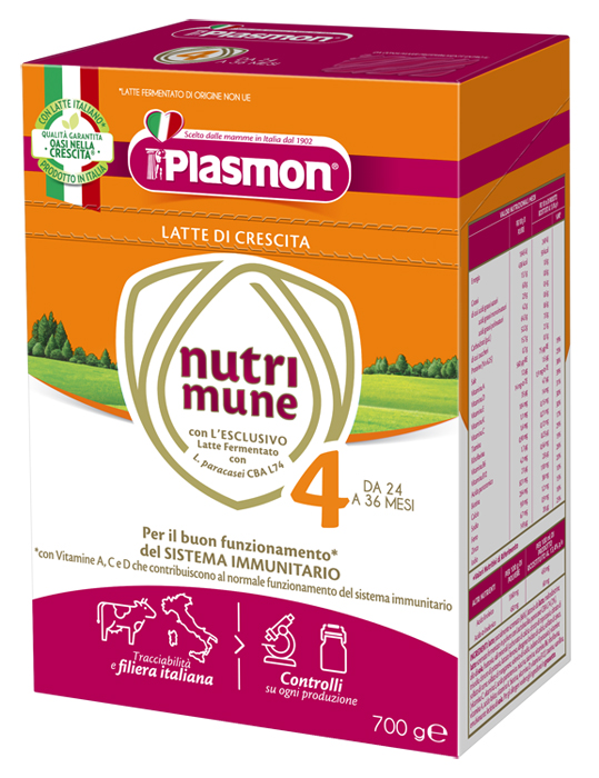 PLASMON NUTRI-MUNE LATTE STAGE 4 POLVERE 700 G - doctorpill.it