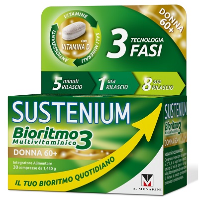 SUSTENIUM BIORITMO3 DONNA 60+ 30 COMPRESSE - doctorpill.it