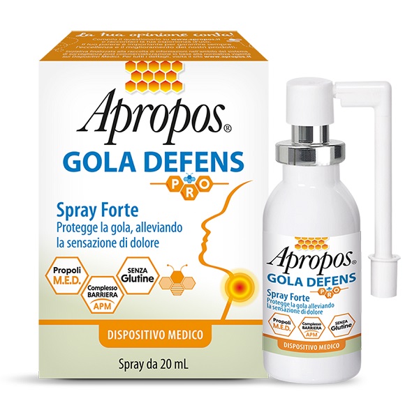 APROPOS GOLA DEFENS PRO SPRAY NO ALCOL 20 ML - doctorpill.it