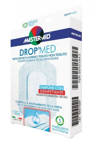 MEDICAZIONE MASTER-AID DROP MED 10 X 10 CM 5 PEZZI - doctorpill.it